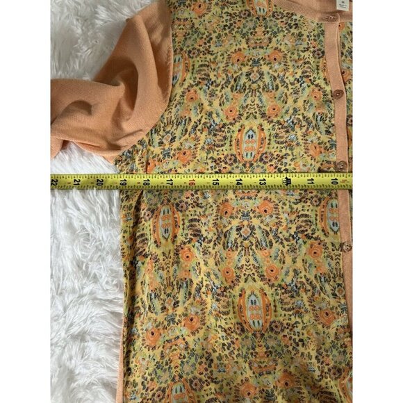 J JILL Cardigan Sweater Cotton Silk Blend MEDIUM Lot Of 2 Light Vneck Casual - Picture 8 of 9